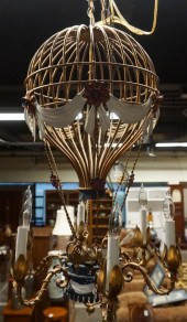 GILT COMPOSITION 'HOT AIR BALL
