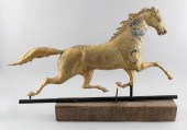 GILT COPPER AND ZINC TROTTING