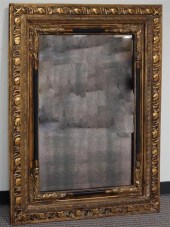 GILT DECORATED AND DISTRESSED