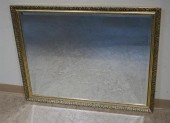GILT DECORATED BEVEL EDGE MIRR