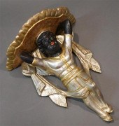 GILT DECORATED 'BLACKAMOOR' WA