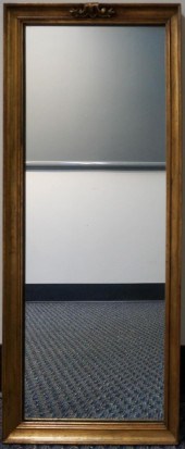 GILT DECORATED FRAME MIRROR, 3