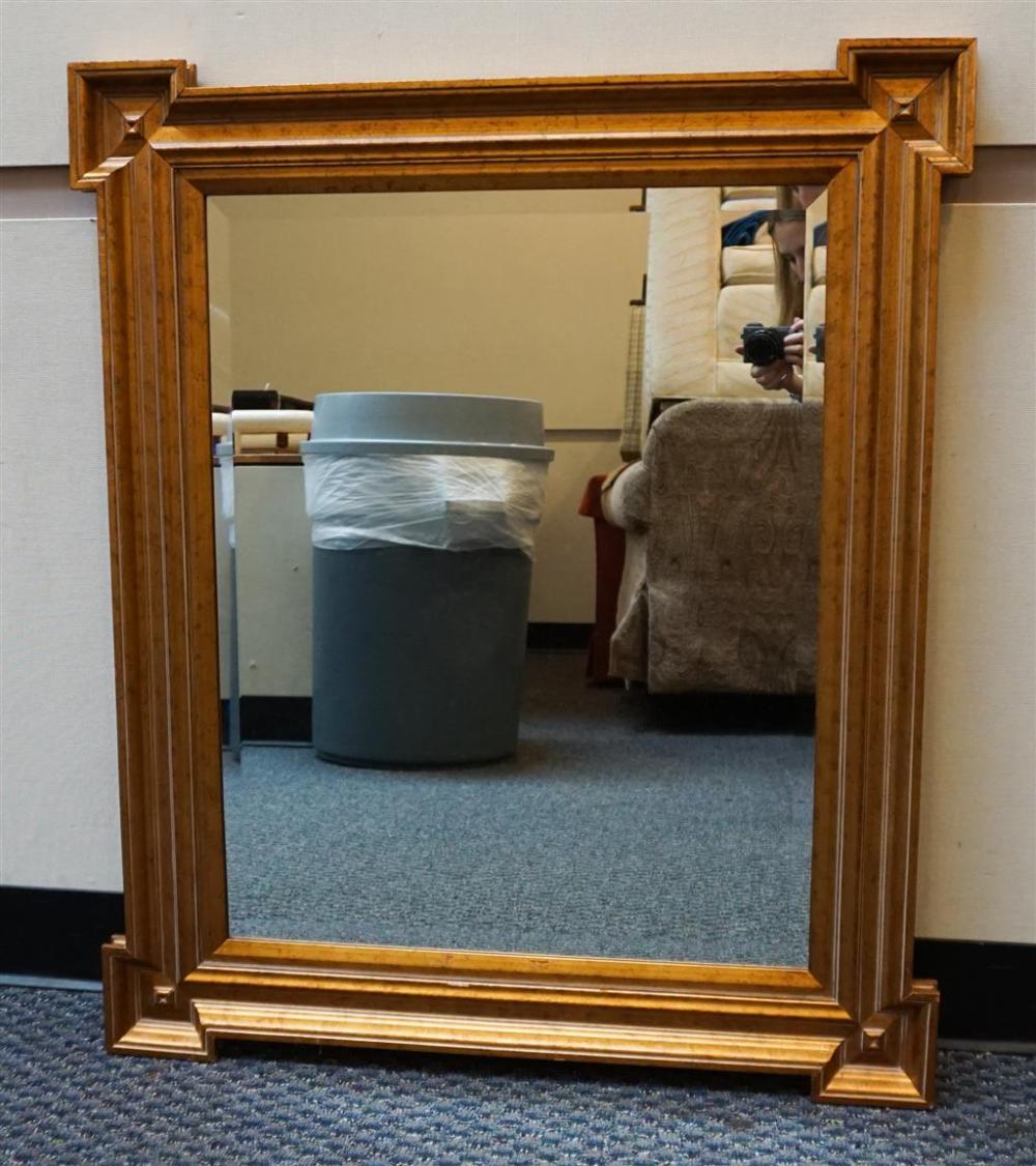 GILT DECORATED FRAME MIRROR, 38 X