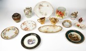 Gilt decorated porcelain group