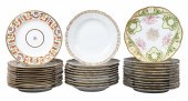 Gilt edge plate grouping to in