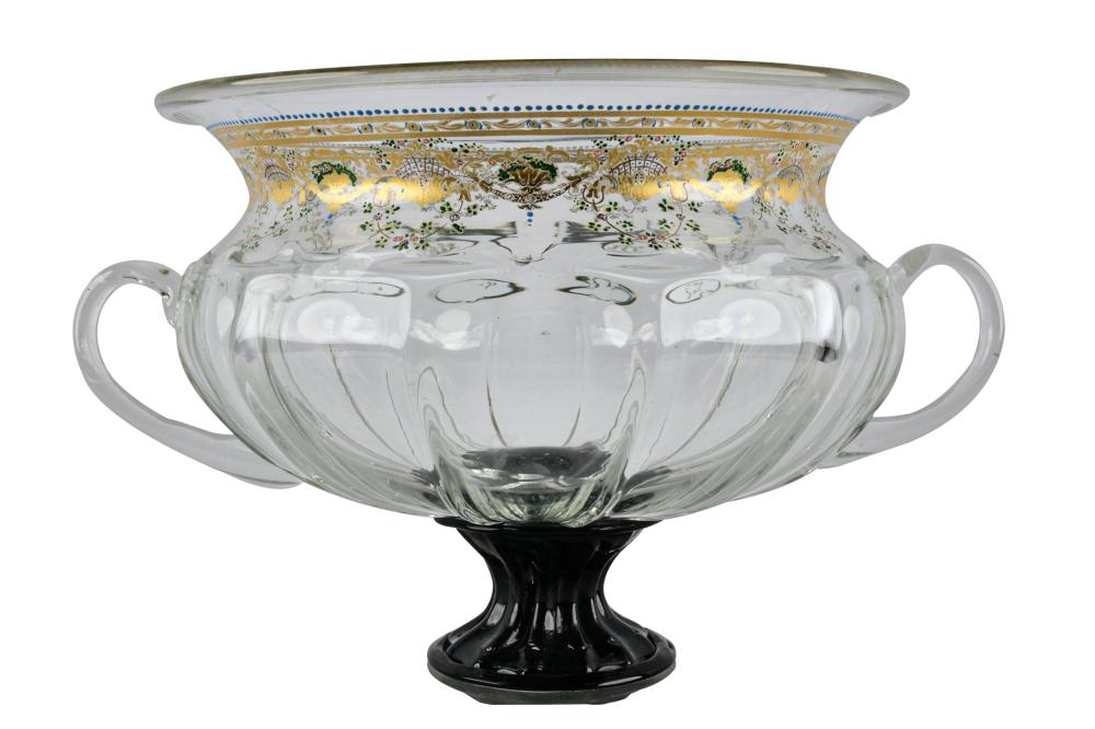 GILT & ENAMELED GLASS