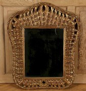 GILT FEATHER CARVED FANTASY MI