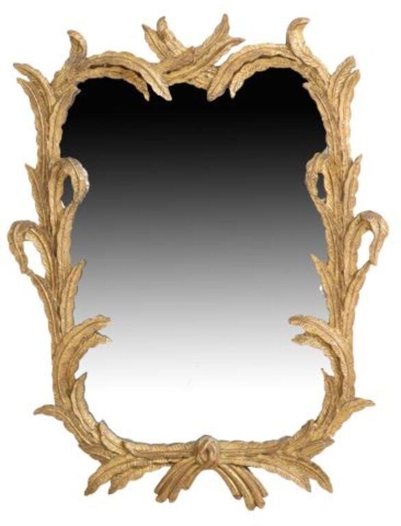 GILT FOLIATE CARVED WOOD WALL