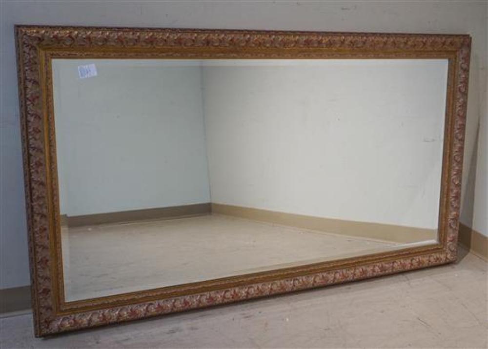 GILT FRAME BEVEL EDGE MIRROR, 68