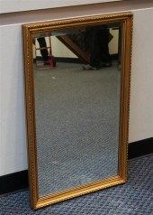 GILT FRAME BEVEL EDGE MIRROR,