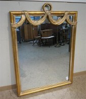 GILT FRAME MIRROR, 49-1/2 X 35