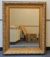 GILT FRAME MIRROR, FRAME: 53-1