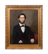 GILT FRAMED O/C PORTRAIT OF A