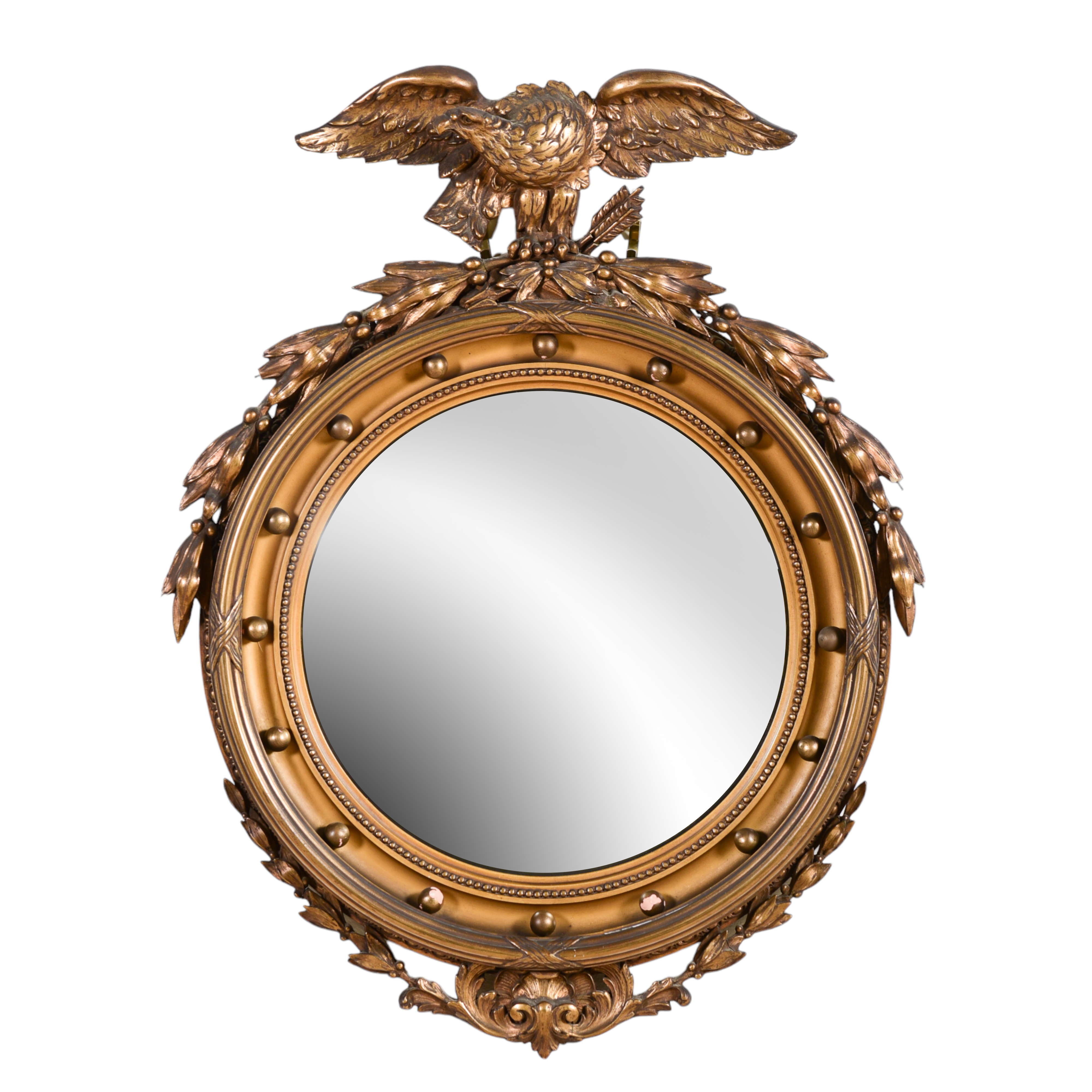 Gilt Girandole mirror, Freidman