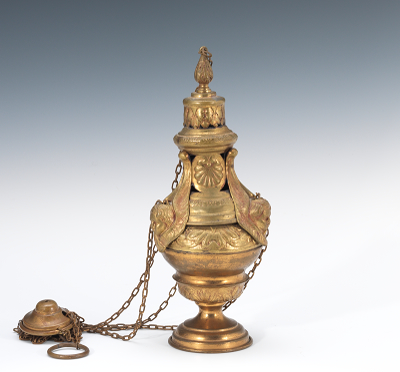 Gilt Incense Burner Continental ca.