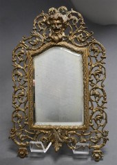 GILT IRON FRAME MIRRORGilt Iro