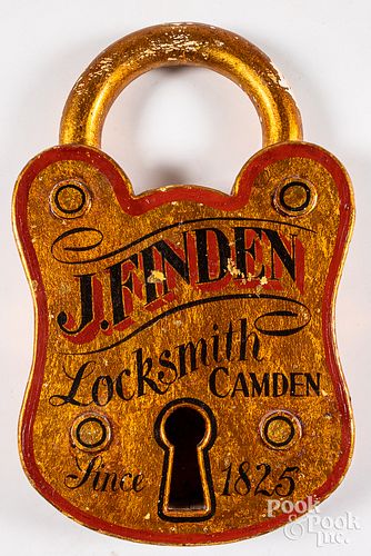 GILT LOCKSMITH PADLOCK TRADE