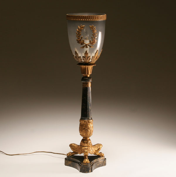 Gilt marbelized banquet type