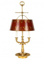 GILT METAL AND TOLE PEINTE BOU