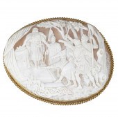 GILT METAL BOX, THE COVER INSE