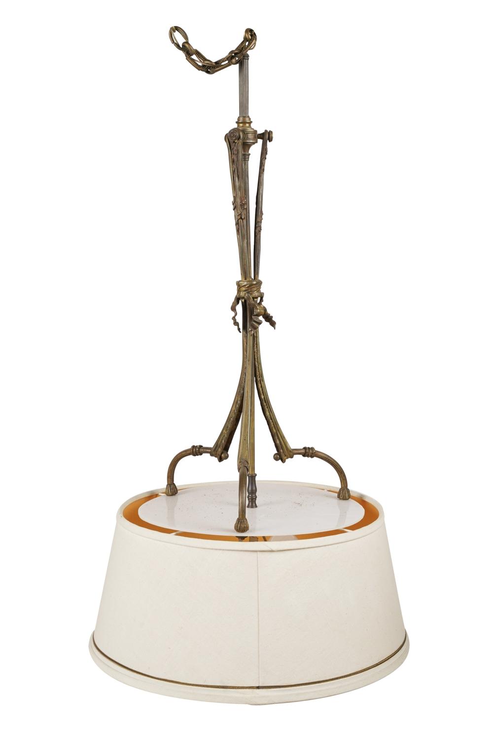 GILT METAL CEILING FIXTUREwith