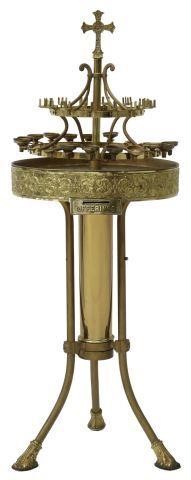GILT METAL CHURCH VOTIVE