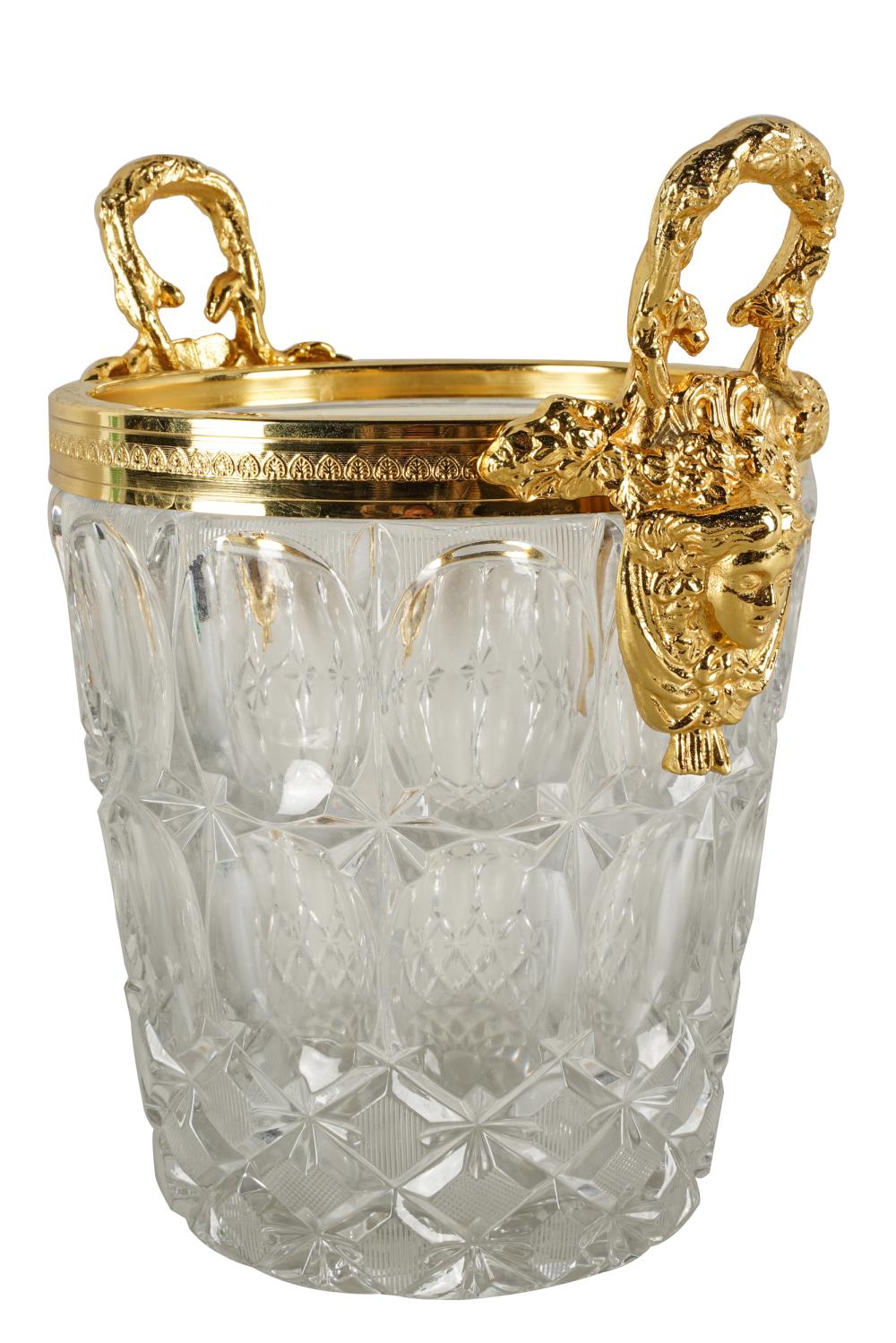 GILT METAL & CUT-CRYSTAL