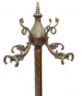 GILT METAL DOLPHIN STANDING HA