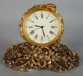 GILT-METAL, ENAMEL AND CRYSTAL