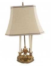GILT METAL FIGURAL CANDLESTICK