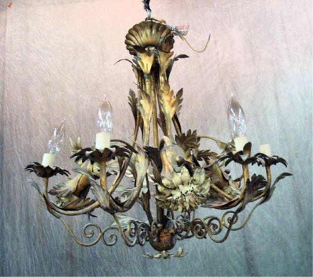 Gilt Metal Floral Form