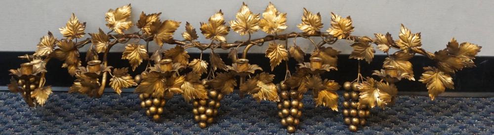 GILT METAL GRAPEVINE FORM SIX