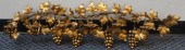 GILT METAL GRAPEVINE FORM SIX