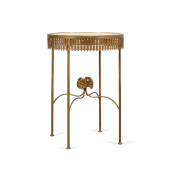 GILT METAL MIRRORED OCCASIONAL