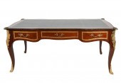 GILT METAL-MOUNTED BUREAU PLAT