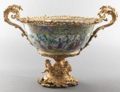 GILT METAL MOUNTED CHINESE FAM