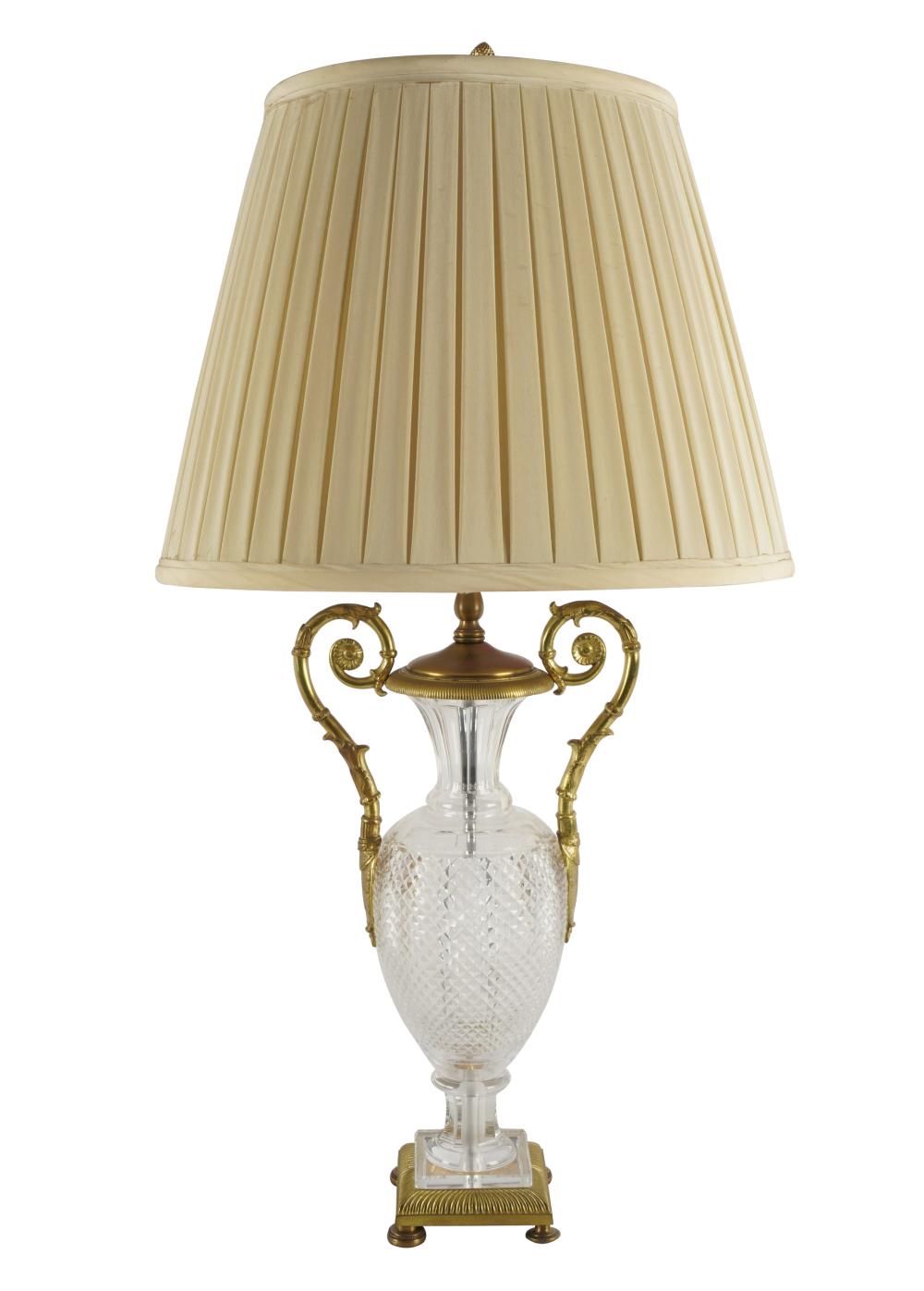 GILT METAL-MOUNTED CUT GLASS