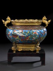Gilt-Metal-Mounted Japanese Cl