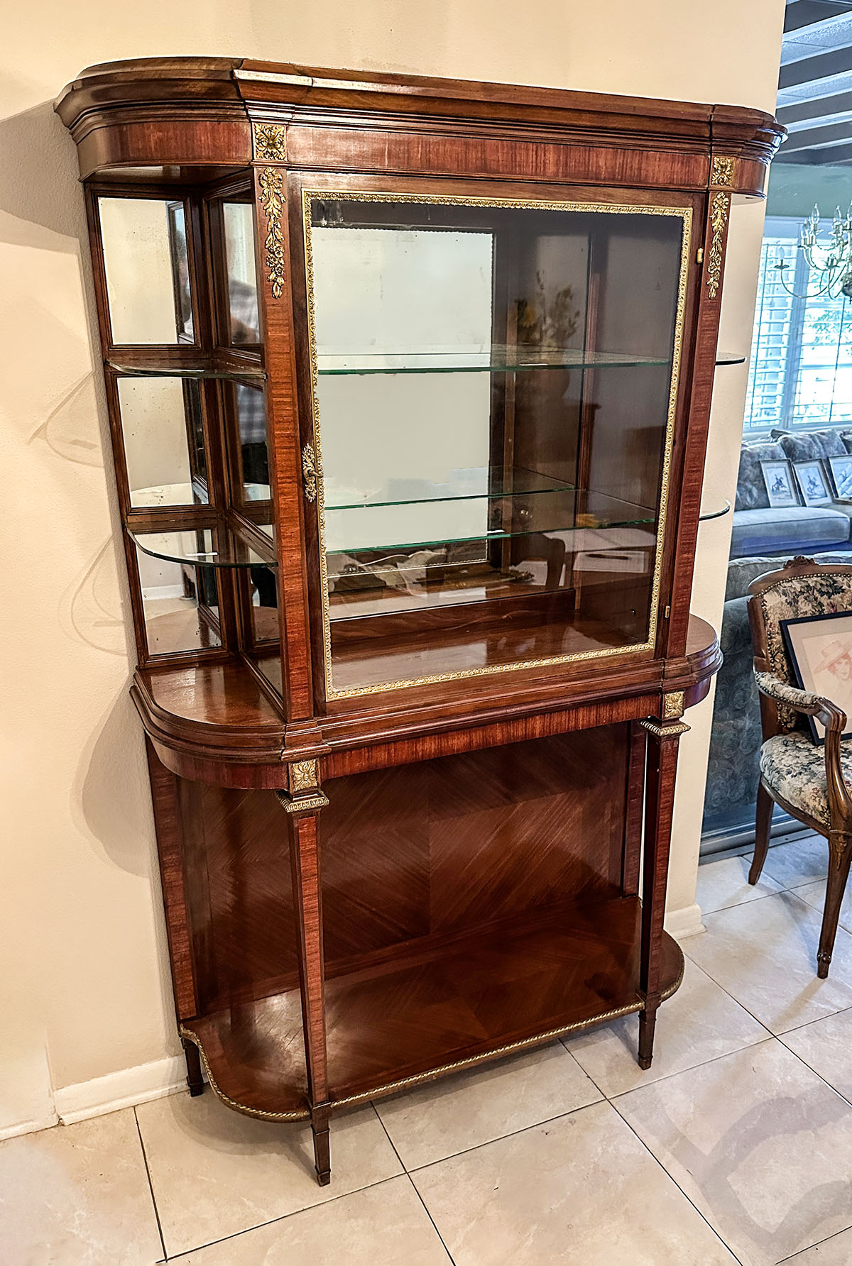 GILT METAL MOUNTED LOUIS XVI