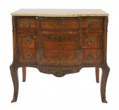 GILT METAL-MOUNTED MARQUETRY C
