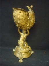 Gilt Metal or Bronze Nautilus