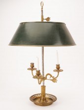 GILT METAL & TOLE-PEINTE BOUIL