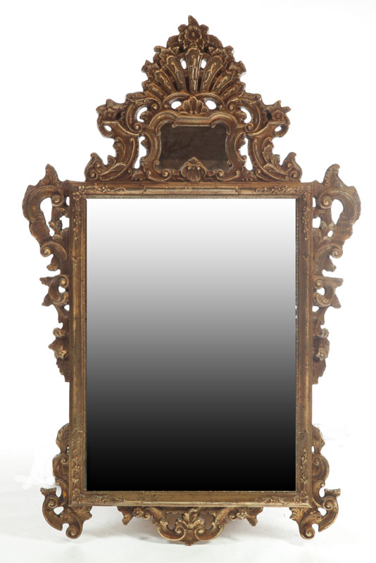 GILT MIRROR.  European  20th