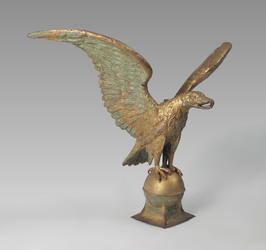 GILT MOLDED COPPER EAGLE