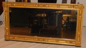 GILT OVER MANTLE MIRROROld gil
