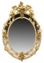 GILT PAINTED & GOLD LEAF GRAPE