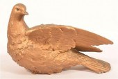 GILT PAINTED MOLDED RESIN FIGU