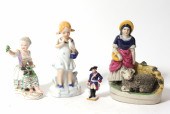 GILT & POLYCHROME PORCELAIN FI
