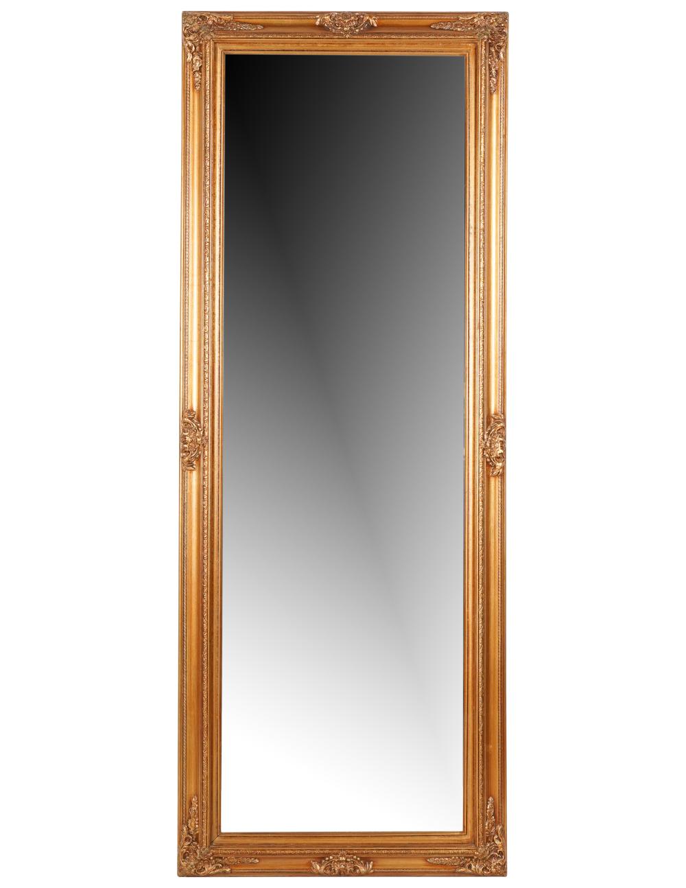 GILT RECTANGULAR WALL MIRROR20th