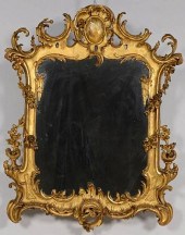 GILT ROCOCO MIRROR, CONTINENTA